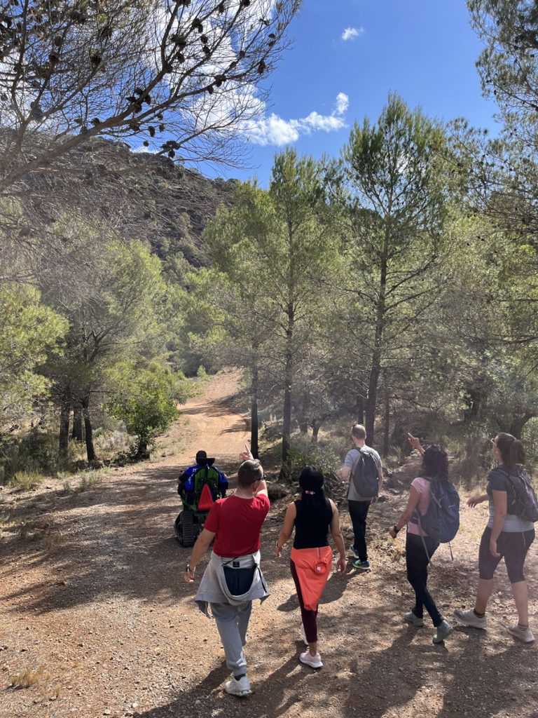 grupo de excursión a Sierra Calderona