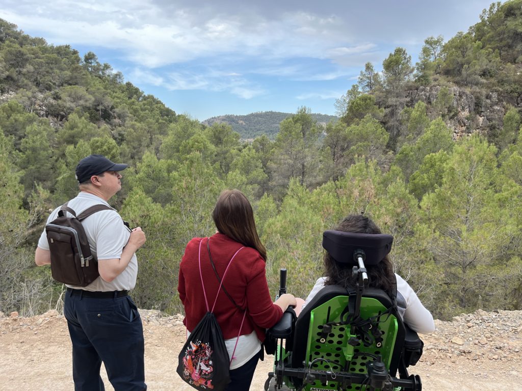 Disfrutando del paisaje